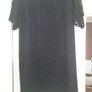 ladies dark navy lace lined dress Image 2