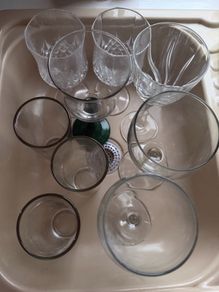 glasses and cutlery