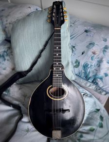 1920s Gibson "Snakehead" A-Style Mandolin (Blacktop) w/ Original Hard Case