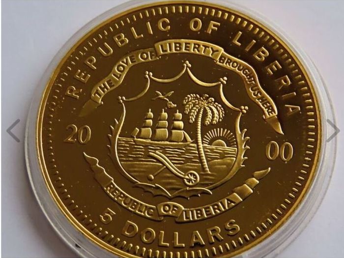 European ECU 2000 24 karat Gold plated