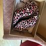 leopard print ankle boots size 5. Pink white and black Image 3