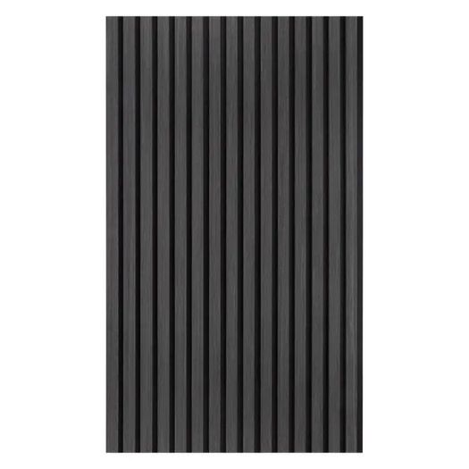 Acoustic Slat Wall Panel Charcoal 240x60cm