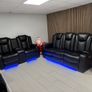 Ashbyrne Electric Leather Recliner Sofa Set Image 2