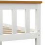 Bed Frame White Solid Pinewood 6FT Super King Image 5