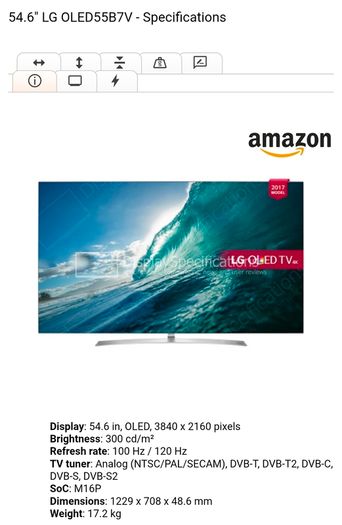 Lg Oled Tv 55 Inch 4k 120hz Refresh Rate