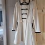 Military Style White Winter Coat Image 9