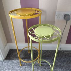 Steel Plant Stand Set of x2