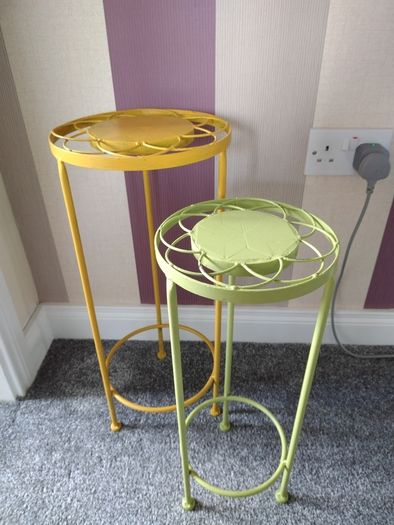 Steel Plant Stand Set of x2