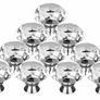 10 X 30MM Acrylic Glass Diamond Cut Cabinet Door Drawer Knob Kitchen Dresser Wardrobe Pull Handle with Screws (MULTIPLE COLOURS AVAILABLE) Image 6