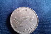 Irish Sixpence Coin. 1968.