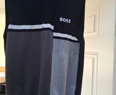 Boss Sleeveless V Neck Jumper