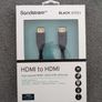 SANDSTROM Black Series S1HDM115 High Speed HDMI Cable with Ethernet - 1 m Image 2