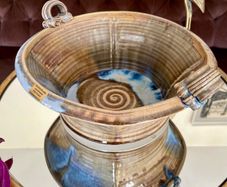 Stunning Discontinued Stoneware Jackson Kilkenny Fruit Serving Bowl
