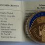 Ireland ECU  Saint Patrick 1993 Gold Plated Image 3