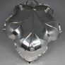 Vintage WMF Silver Plated Grape Vine Leaf Dish, Germany, 9.5 inches Footed Serving Bowl Image 2