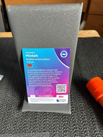2025/26 Topps Premier League Yankuba Minteh /499 (Numbered Parallel)