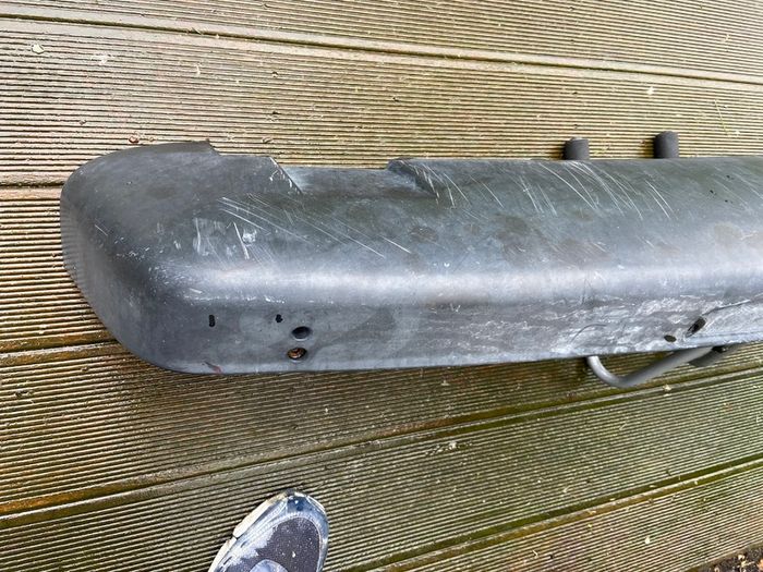 Original OEM 1986 BMW E30 Front Spoiler Lip Skid Apron and Engine Pan 51 71 1933 492.9 P