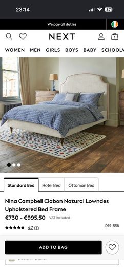 king bed