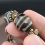 Antique Burmese Pumtek Pyu & Dzi Agate Beads Bracelet Image 9