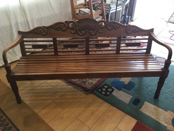 Solid Teak Bench