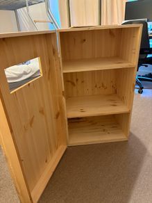 Handmade Wood Cabinet with hand track