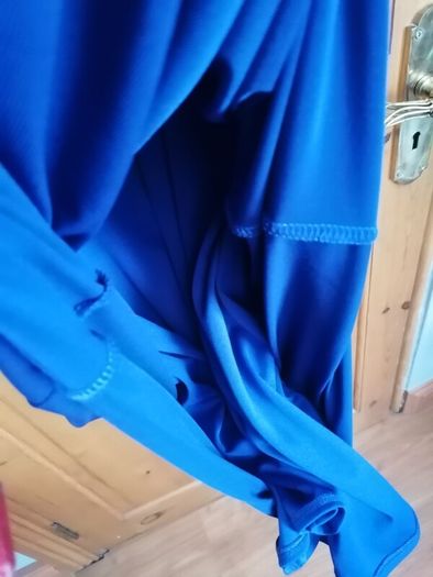 dress coast size 16 lined lace. Nice stretch  material Has small hoops for a belt lovely dress
