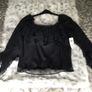 Black Chiffon Top Image 5