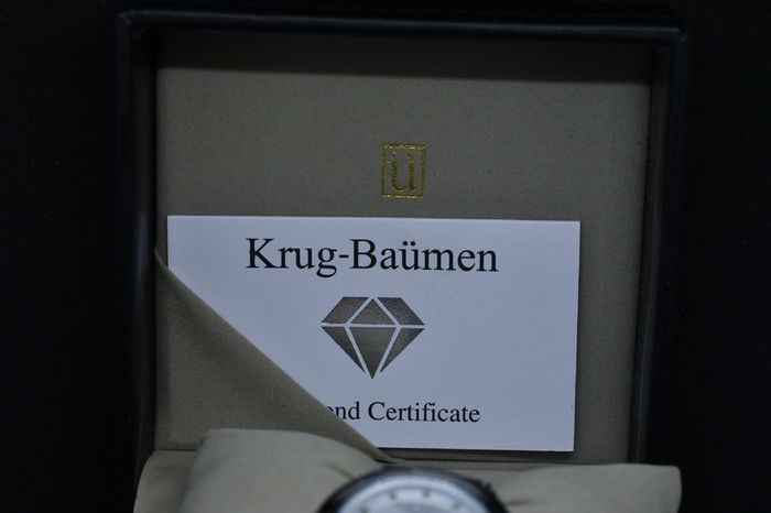 A Krug Baumen Principle Diamond ladies watch.