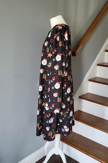 Shein black Christmas dress, Size 4XL / UK24