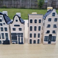 4 iconic KLM ceramic houses