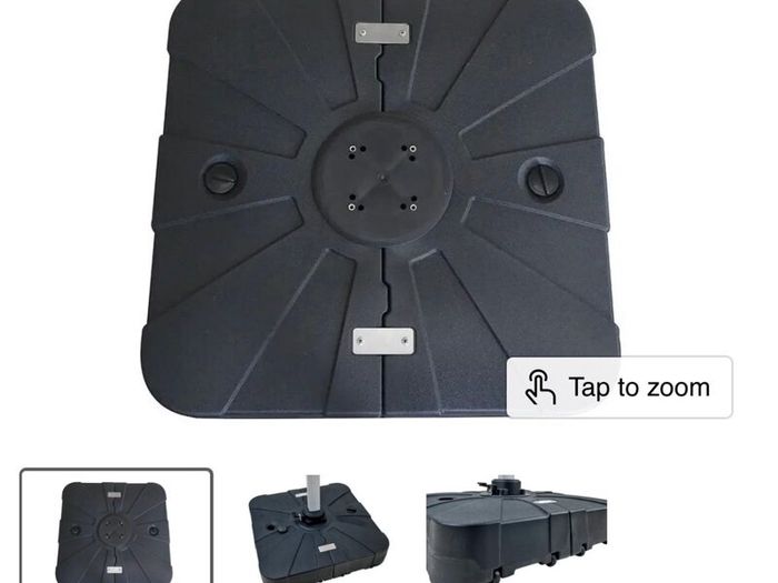 HARTMAN Water-Filled Cantilever Base  Black