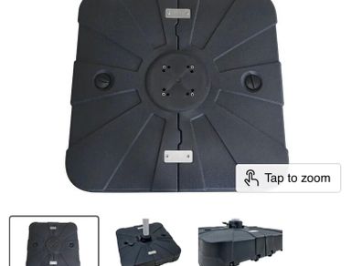 HARTMAN Water-Filled Cantilever Base  Black