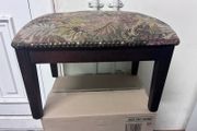 Vintage beaded foot stool
