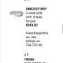 Smedstorp 3 seat sofa with chase longue Image 5