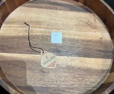 Acacia wooden cheese plater serving tray plate rotary