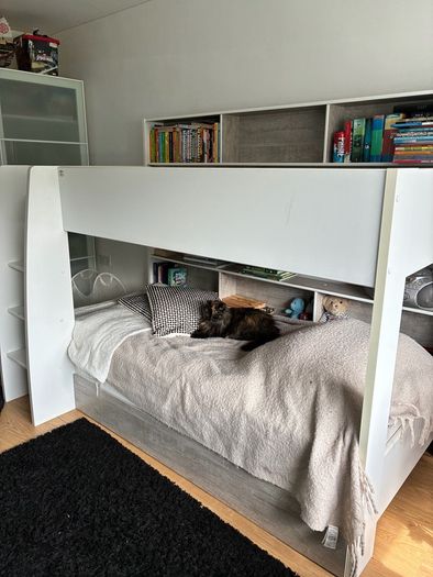 Bunk bed with storage