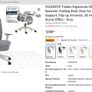 Brand New Office/Gaming Chair, Foldable Backrest for Small Spaces, Flip-up Armrests, Footrest(!) - Grey Image 5