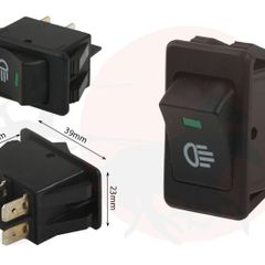 Car Headlights / Fog Lights Switch with Green Light