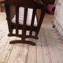 Wooden Rocking Baby Cot with Mattress Image 4