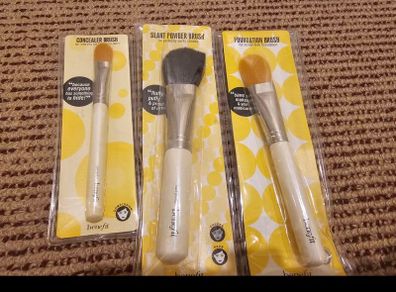 Three Brand New Benefit Makeup Brushes