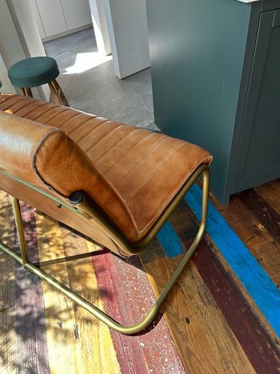Leather seat