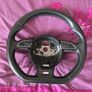Audi Competition Flat Button Multi Function Steering Wheel..../////.... AUDI A6 C7 Quattro Piano Black Interior Trim.....////.... Audi Super Sport Sline Fully Electrical Seats Door Cards. Image 2