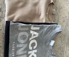 mens teeshirt jack jones and primark