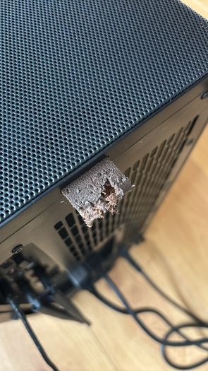 Black PC Case, Walnut Front