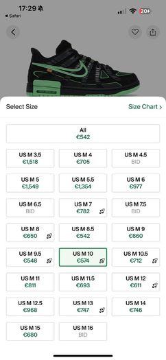 Nike Air Rubber Dunk Off White Green Strike CU6015-001