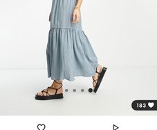 ASOS Blue Midi Dress