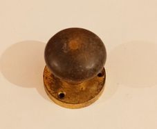 Vintage brass door knob