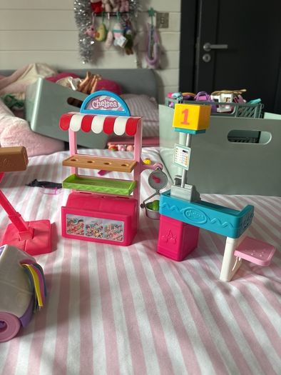 Large Barbie bundle of dolls, car & accessories