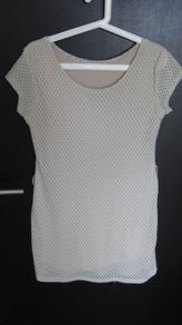 ladies beige dress size 8 to 10