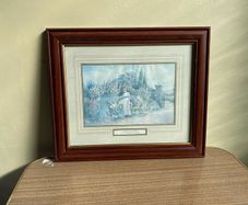 Herbacious Border by W. f. Ashburner print